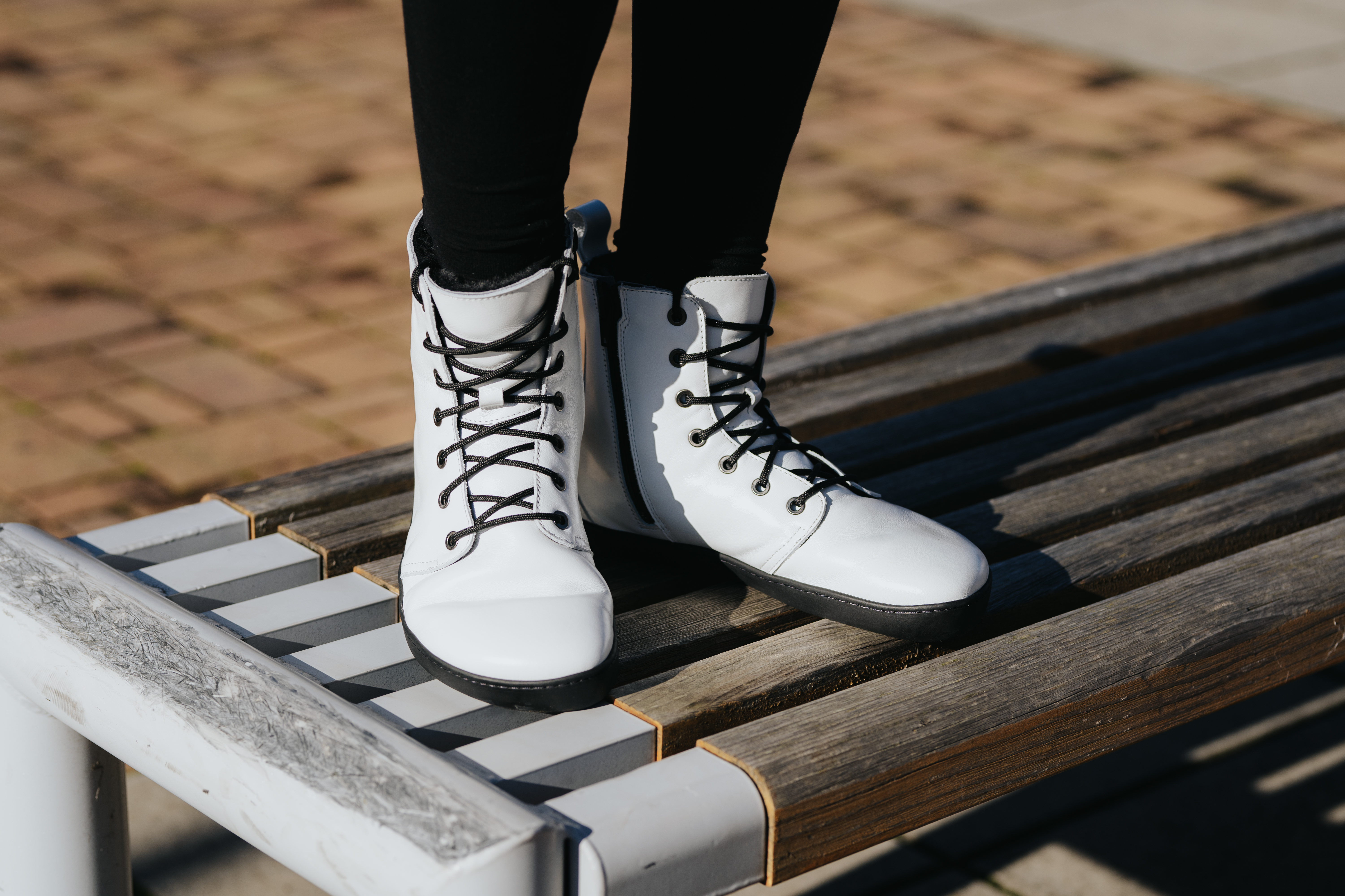 Zimní barefoot boty CHIRI bílé